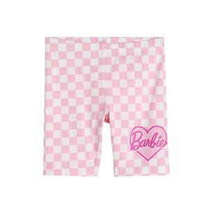 H&M x Barbie checkered bike shorts